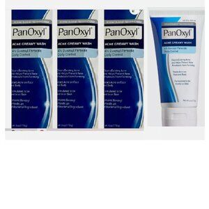 PanOxyl Acne Creamy Wash Benzoyl Peroxide 4 PACK 8/25+